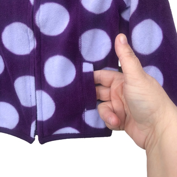 Old Navy Fleece Polka Dot Jacket 18-24 month - Picture 4 of 6